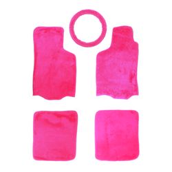 Kit Pelúcia Tapete + Capa De Volante - Pink - N204... - RESSINGUER