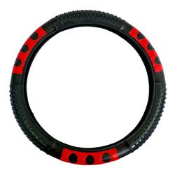 Capa de Volante Gladiador com Massageador - Vermel... - RESSINGUER