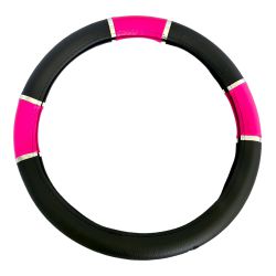 Capa de Volante 6 Cromos - Rosa - N235PRRS6CR - RESSINGUER