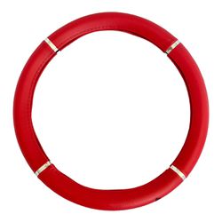 Capa de Volante Cromo Liso - Vermelho - N38VMC - RESSINGUER