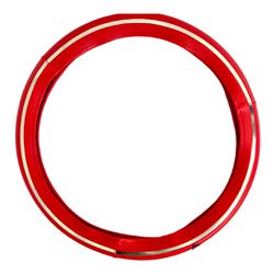 Capa de Volante Cromo Frontal - Vermelho - N46VMCF - RESSINGUER