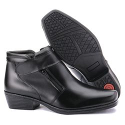 Bota Jungle Masculina Couro Velcro Preto - RETAOPOSTA