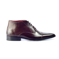 Sapato Social Exclusive - Couro Legítimo Café - So... - RETA OPOSTA CALÇADOS