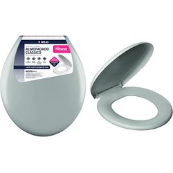Assento Sanitário Universal Oval Almofado Atlas Pr... - Retire Agora