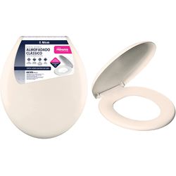 Assento Sanitário Universal Oval Almofado Atlas Pr... - Retire Agora