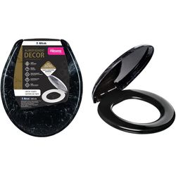 Assento Sanitário Oval Universal Almofadado com Ef... - Retire Agora