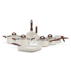Conjunto Jogo de Panelas com 8 Peças Ceramic Life ... - Retire Agora