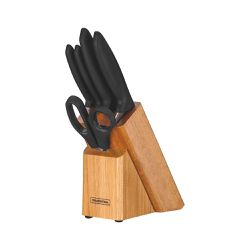 JOGO DE FACAS 6 PCS PLENUS PRETO - SORTIDOS COM LA... - Retire Agora