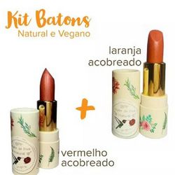 Kit Batom Natural Vegano Acobreado
