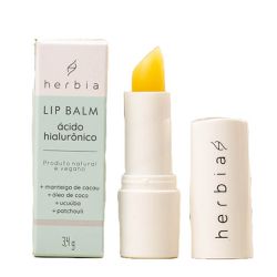 Lip Balm Incolor com ÁCIDO HIALURÔNICO | Herbia 3,... - Atacado de cosméticos naturais para revender, todos veganos! Caule 