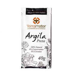 Máscara de Argila Preta Orgânica Terramater - Trat... - Atacado de cosméticos naturais para revender, todos veganos! Caule 