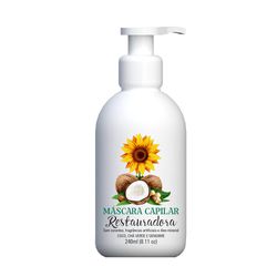 Máscara Capilar Restauradora - Multi Vegetal 240ml... - Atacado de cosméticos naturais para revender, todos veganos! Caule 