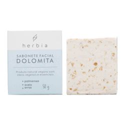 Sabonete Facial Natural | DOLOMITA e AVEIA | Herbi... - Atacado de cosméticos naturais para revender, todos veganos! Caule 