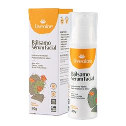 Bálsamo Sérum Facial Pele Normal a Seca Live Aloe ... - Atacado de cosméticos naturais para revender, todos veganos! Caule 