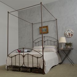 Cama C/ Dossel Flor de Lis Casal Pez. 80 - Dom Ferro