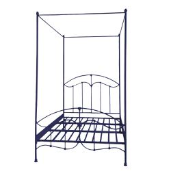 Cama C/ Dossel Flor de Lis Viúvo Pez. 80 - Dom Ferro