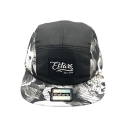 Boné E-STARS 5Panel Floral Negra - EST-136 - RHINOSIZE