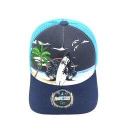 Boné Trucker Rhino Size Beach aba curva azul - RHS... - RHINOSIZE