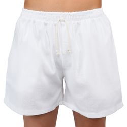 Short Linho Branco - SHORT-LINHO-BRANCO - RIBEIRO STORE