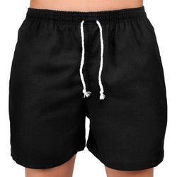 Short Linho Preto - SHORT-LINHO-PRETO - RIBEIRO STORE