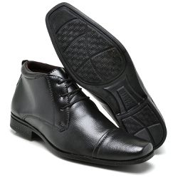 Botinha Social Masculina 600 Preto Altar - 600-PTO - RIBEIRO STORE