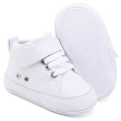 Botinha de Bebe Branco 105 - 105-BRANCO - RIBEIRO STORE
