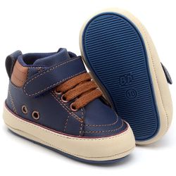 Botinha de Bebe Azul 105 - 105-AZUL - RIBEIRO STORE