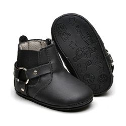 Botina De Bebe Fivela Preto 107 - 107-PRETO - RIBEIRO STORE