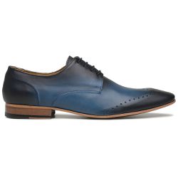 Sapato Social Derby Ricardo Navy Fumex - Riccardo- - Bernotte