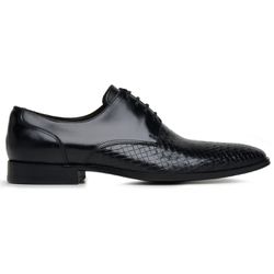 Sapato Social Derby Barker Trice Preto - Barker-2 - Bernotte