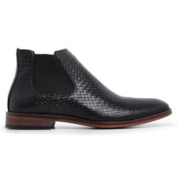 Bota Chelsea Masculina Couro Trisse Preta - Giorgi... - Bernotte