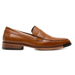 Sapato Social Loafer Greco Couro Whisky - Greco 2 - Bernotte