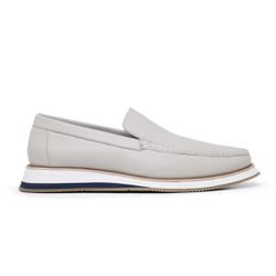 Sapato Casual Tokyo Masculino Couro Off White - To... - Bernotte