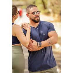 Manga Curta Masculina Origem Azul Marinho - MGMOAz - RIFI SPORTS