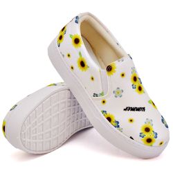 Slip On Estampado Branco DKShoes - Rilu Fashion