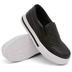 Slip On Matelassê Preto DKShoes - Rilu Fashion