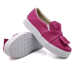 Slip On Laço Pink DKShoes - Rilu Fashion