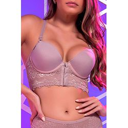 Sutiã Ritati Nadador Cetinete Renda com Abotoament... - RITATI LINGERIE