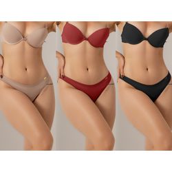 Calça Ritati Intermediária em Microfibra Combo com... - RITATI LINGERIE