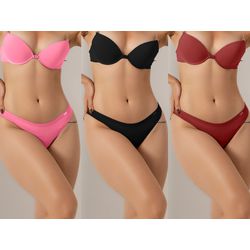 Calça Ritati Intermediária em Microfibra Combo com... - RITATI LINGERIE