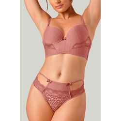 Conjunto Ritati em Microfibra e Renda - 0031724CAL - RITATI LINGERIE