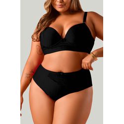 Conjunto Ritati Plus Size Fio em Microfibra Textur... - RITATI LINGERIE