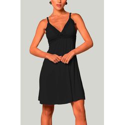 Camisola Ritati em Liganete com Renda Preto - 0051... - RITATI LINGERIE