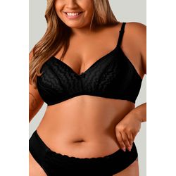 Sutiã Ritati Confort Plus Size Micro e Renda - 004... - RITATI LINGERIE