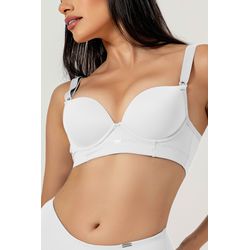 Sutiã Ritati 1/2 Taça Base Alongada Fit Bojo Copa ... - RITATI LINGERIE