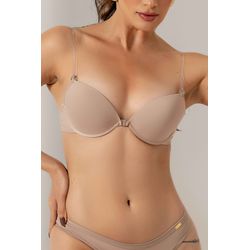 Sutiã Ritati Micro com Costa Silicone Chocolate - ... - RITATI LINGERIE