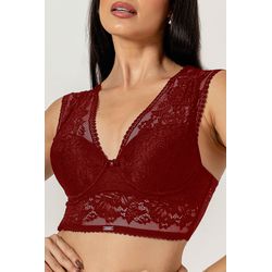 Top Cropped Ritati em Renda com Alças Largas Divin... - RITATI LINGERIE