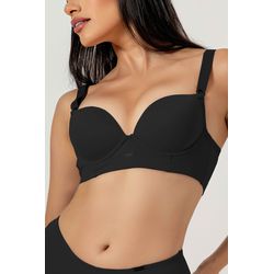 Sutiã Ritati 1/2 Taça Base Alongada Fit Bojo Copa ... - RITATI LINGERIE