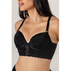 Sutiã Ritati Nadador Cetinete Renda com Abotoament... - RITATI LINGERIE