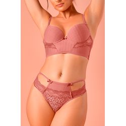 Conjunto Ritati em Microfibra e Renda - 0031724CAL - RITATI LINGERIE